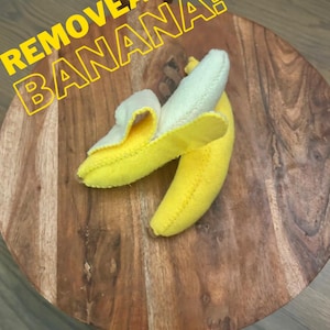 Felt Food PDF Pattern, Play Kitchen,  Felt Banana, Montessori Play Food, PDF Food Patterns,  Easy DIY, Felt Food, Play kitchen Feelt Food