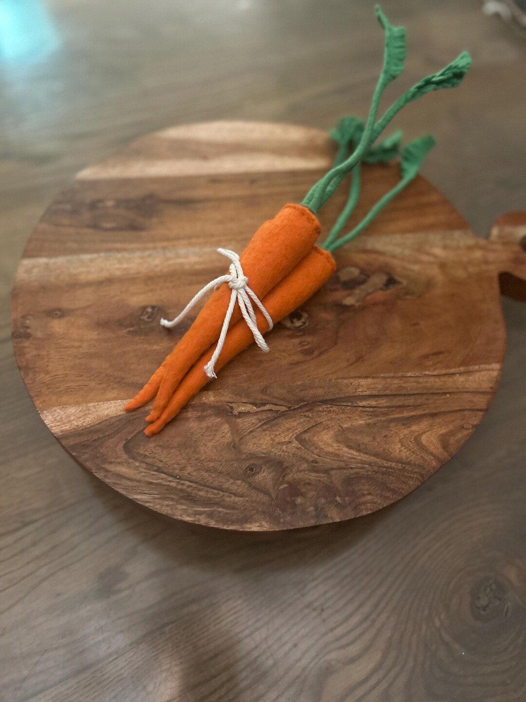 Felt Carrot PDF Pattern Vegetable Play Food Sewing Pattern DIY Felt