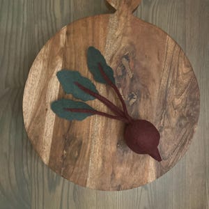 Felt Food PDF Pattern, Play Kitchen,  Felt Beet, Montessori Play Food, PDF Food Patterns,  Easy DIY, Felt Food, Play kitchen Feelt Food