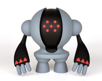 Custom 1/12 Scale Pokemon Registeel Figure - Figma Scale with Articulation