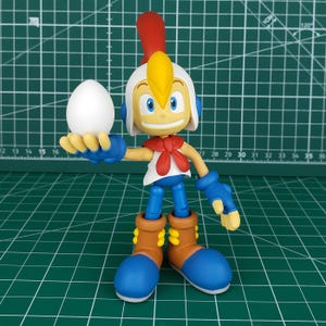 Custom &#39;Billy Hatcher&#39; Figure Kit - Jakks 4&quot; Sonic Scale