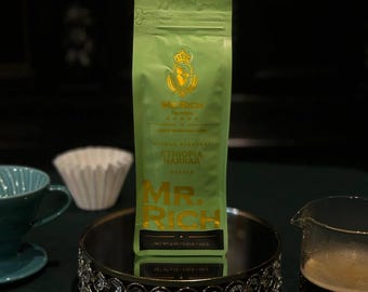 GOLDEN STANDART Сoffee Ethiopia Harrar (0.56 lb) | Roast Coffee by Mr.Rich | Medium Roast