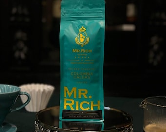 café GOLDEN STANDART Caldas colombiens (0,56 livre) | Café torréfié par Mr.Rich | Rôtissage moyen