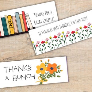 de carte de remerciement de professeur | Porte-cartes mignon | Cadeau personnalisé calembour drôle | Remerciements de fin d'année modifiables | DIY facile pour garderie