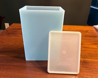 ヴィンテージ タッパーウェア パステルブルー アイスクリーム 冷凍保存