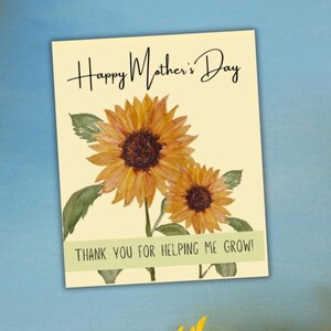 Plantilla personalizada de sobre de semillas para el Día de la Madre: recuerdo imprimible, porta tarjetas de regalo, sobre fácil de hacer, manualidad imprimible para mamá, Canva editable
