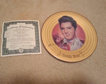 Elvis Presley Solid Gold Plate TEDDY BEAR #2 Second Issue Nate Giorgio