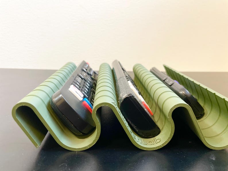 Unique Wave-like Remote TV Holder| TV Remote| Minimalist 3D Printed ...