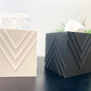 Moderne Taschentuchbox Abdeckung, minimalistische moderne Einrichtung, rechteckige Taschentuchbox Abdeckung - Taschentuchhalter - quadratisches Badezimmer Wohnkultur - Taschentuchbox Bezug