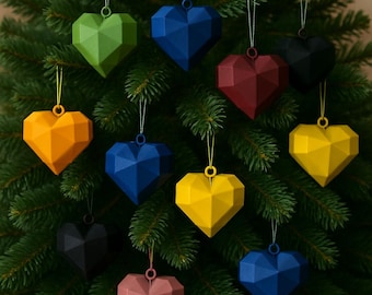 Adorno navideño imprimible en 3D STL / Archivo STL para adornos navideños – Adorno de bola acanalada ecológico / Regalo de Navidad (Descarga digital)