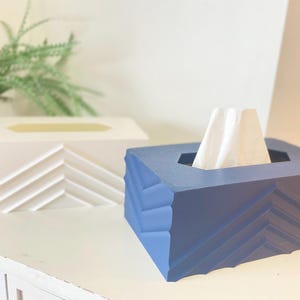 Unieke hoes tissuedoos, modern huisdecor, rechthoekige tissuedispenser, 3D-geprint - tissuehouder - minimalistische tissuebox - badkamerinrichting