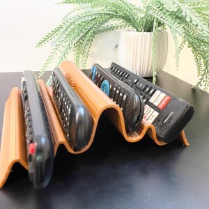Minimalist TV Remote holder| TV Remote| 3D printed Remote Storage| Living Room Organizer| Compact with 4 TV Remote Slots| Remote Storage