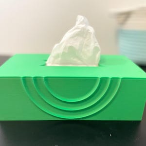 3D Printed Tissue Box Cover: Modern Home Decor, Minimalist Design