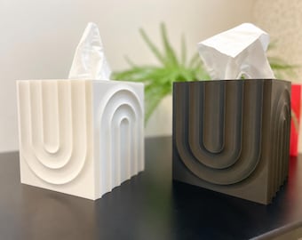 Copri scatola fazzoletti quadrato/decorazione moderna minimalista, copri scatola fazzoletti rettangolare - porta fazzoletti - decorazione moderna per bagno e casa - regali di San Valentino