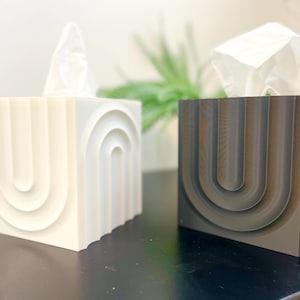 3D Printed Tissue Box Cover: Minimalist Modern Home Decor