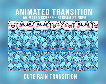 Transición de lluvia encantadora para Obs – Transición de Stinger – Twitch, YouTube, Kick y más