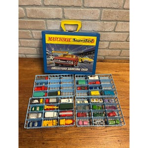 Vintage Matchbox Cars Case - Etsy