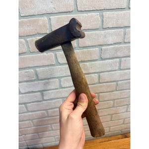 Antique Blacksmith Rounding Forming Hammer Forging Tool Sledge Forge Swage Round