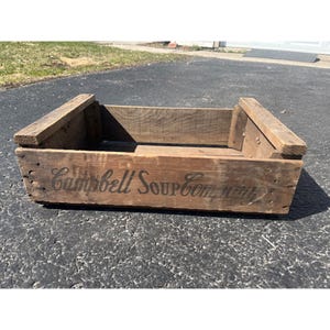 Campbells Soup Crate - Etsy