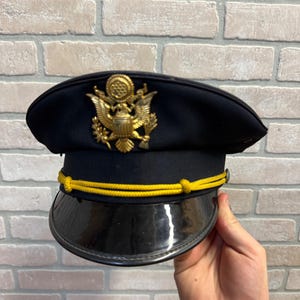 Vintage Army Officer Hat Usa - Etsy