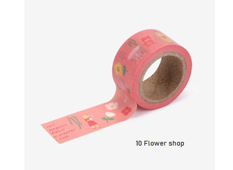 6 Different printed NEW Masking tape 25 mm abt 0.98 inch