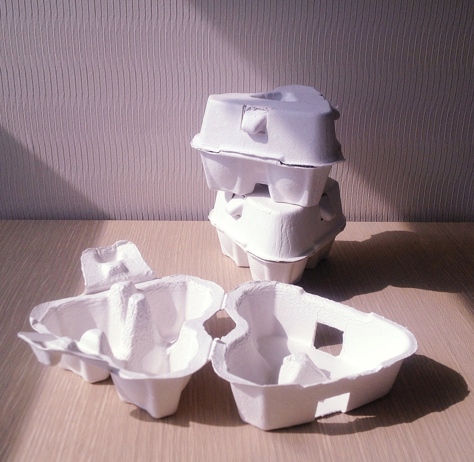 40 Egg cartons in White 3 Holding type Heart shape | Etsy