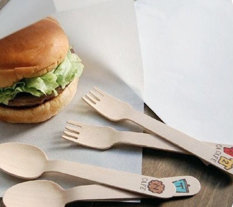 50 food wrappers in white 15cm x 15cm Etsy