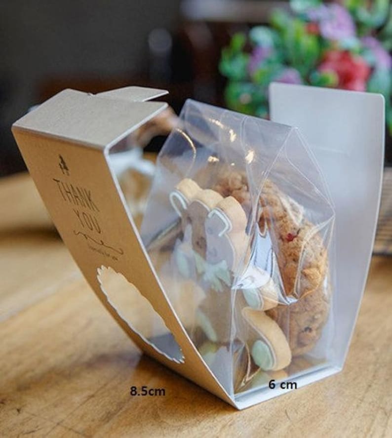 15 pcs Plastic Cookies Bags Cellophane Bags for Cake Candy Cookie