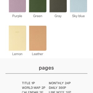 35% OFF 2024 Small daily journal Monthly Daily Planner in 6 colors Dated planner Small size printed 'Object' on the cover image 2