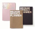 MEDIUM Weekly planner in 3 colors- Monday start product logo