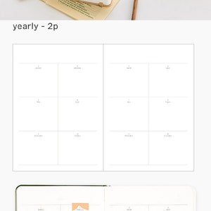 35% OFF 2024 Small daily journal Monthly Daily Planner in 6 colors Dated planner Small size printed 'Object' on the cover image 4