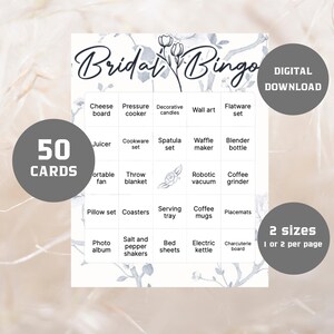 Juego de bingo para despedidas de soltera / Juego para despedidas de soltera / Descarga instantánea / Bingo para despedidas de soltera / Imprime en casa / BBG03
