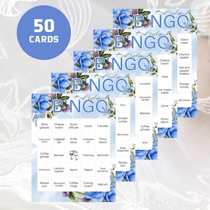 Encuentra al invitado Bingo Juego de bingo para despedida de soltera Juegos de mesa para bodas Juegos de despedida de soltera Encuentra al invitado Bingo para despedida de soltera 50 tarjetas, BBT04