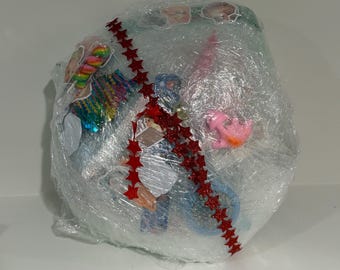 Cat and Unicorn Theme  Saran Wrap Ball