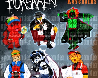 Forsaken Keychain | C00lkidd, Mafioso, 1x1x1x1, 007n7, Two Time, Elliot