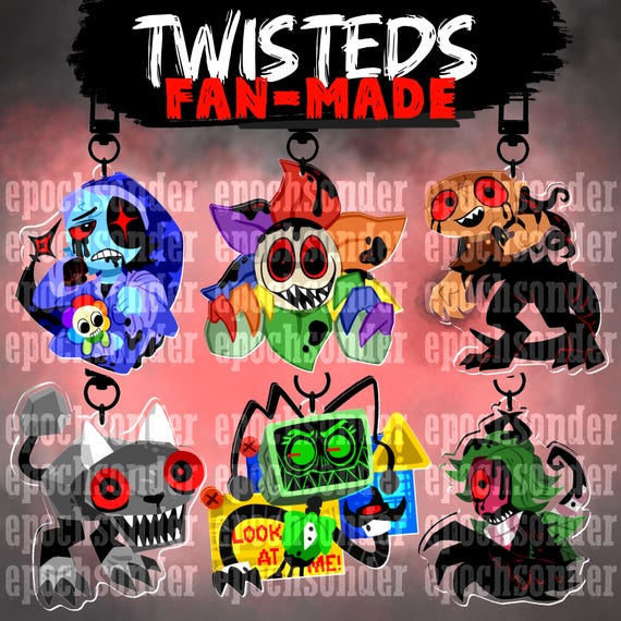 Twisted Keychain | Dandy, Pebble, Astro, Vee, Shelly, Sprout
