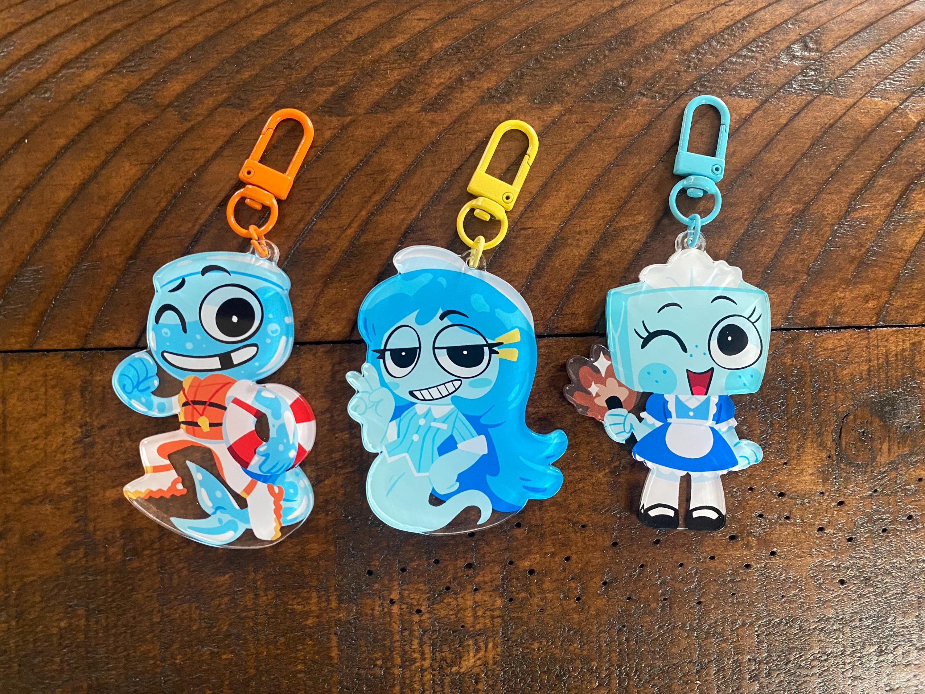 Toon Keychains | Razzle & Dazzle, Connie, Finn, Coal, Gigi, Tisha