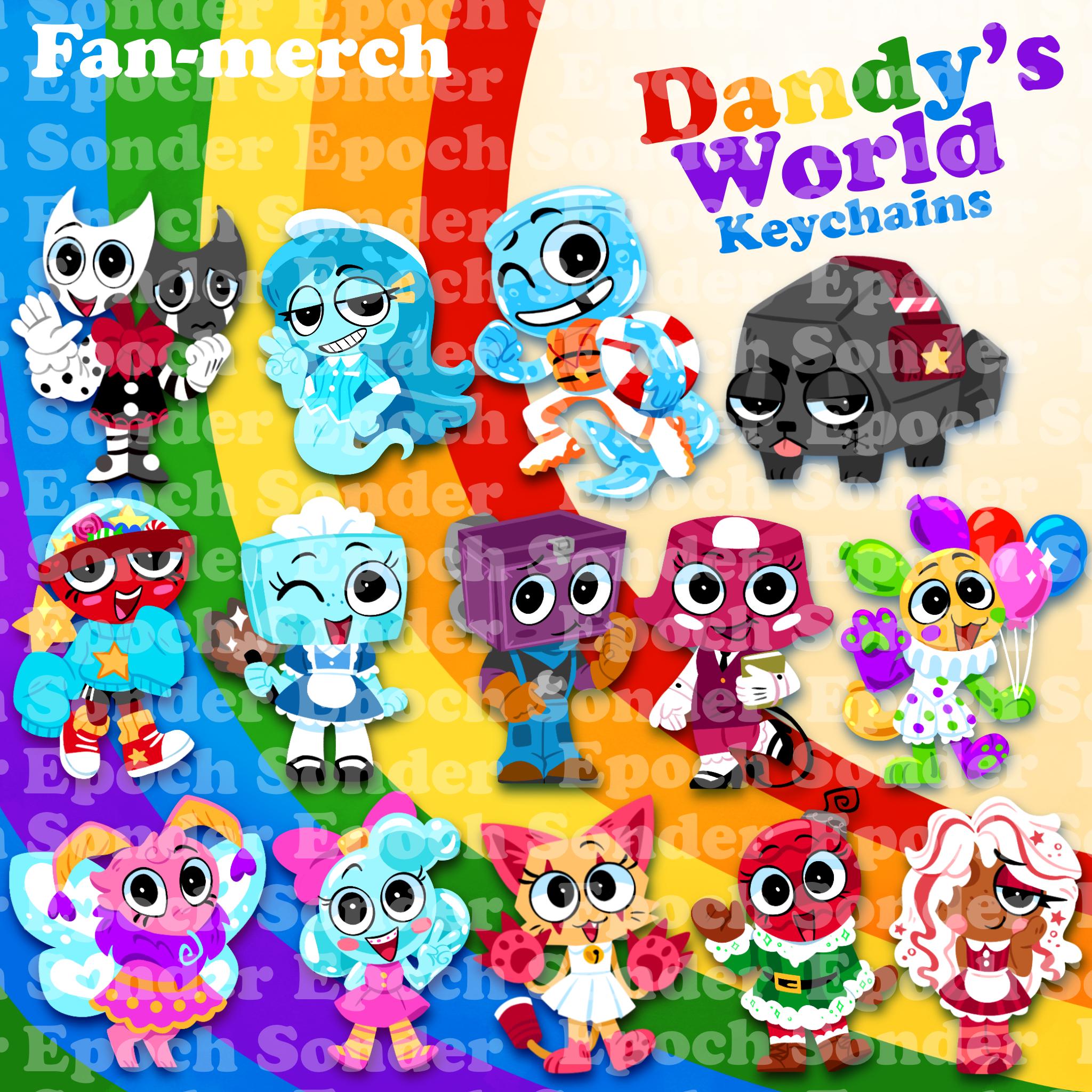Toon Keychains | Razzle & Dazzle, Connie, Finn, Coal, Gigi, Tisha, Boxten, Brightney, Looey, Flutter, Poppy, Scraps, Ginger