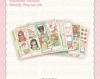 Bookish Weekly Planner Sticker Kit / Functional Sticker Sheets for Standard 7x9 EC Planners