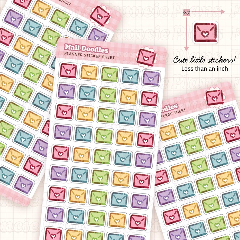 Mail Sticker Mail Icon Stickers / Mini Letter & Delivery Sticker, Post Office ...