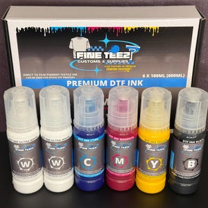 Premium DTF Ink for Converted Epson Printers, ET 8550, ET 15000, Ink Suitable for All Direct to Film Printers