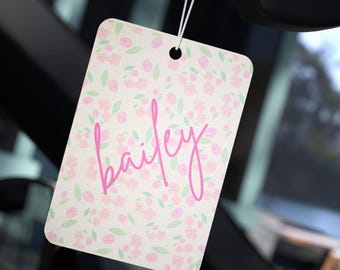 personalized car air freshener, car air freshener, air freshener for car, car accessories, gifts for her, Valentine's Day, galentines day