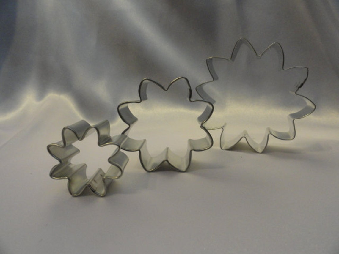 Sunflower Cookie Cutters Cookie Recipe Summer Flower Etsy