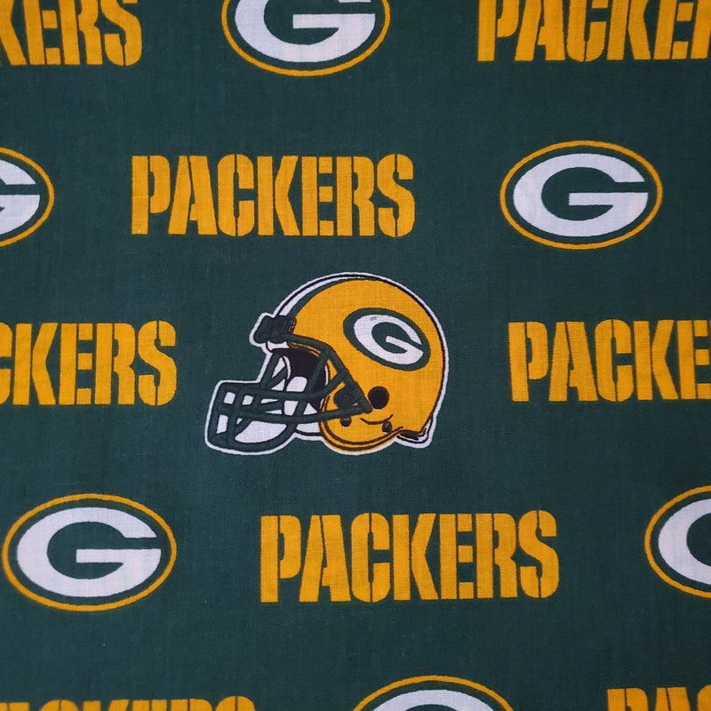 Green Bay Packers Fabric - Etsy