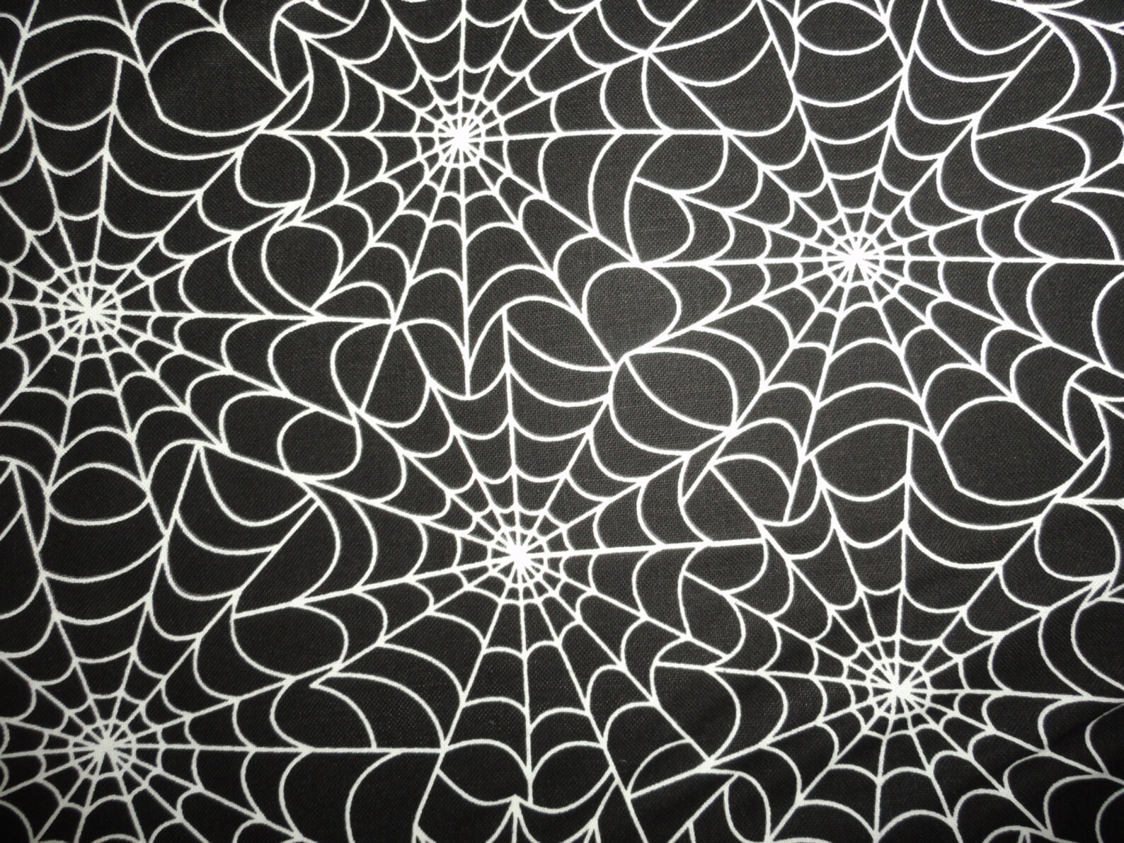 Halloween Fabric Glow in the Dark Fabric Panel Hanging Etsy