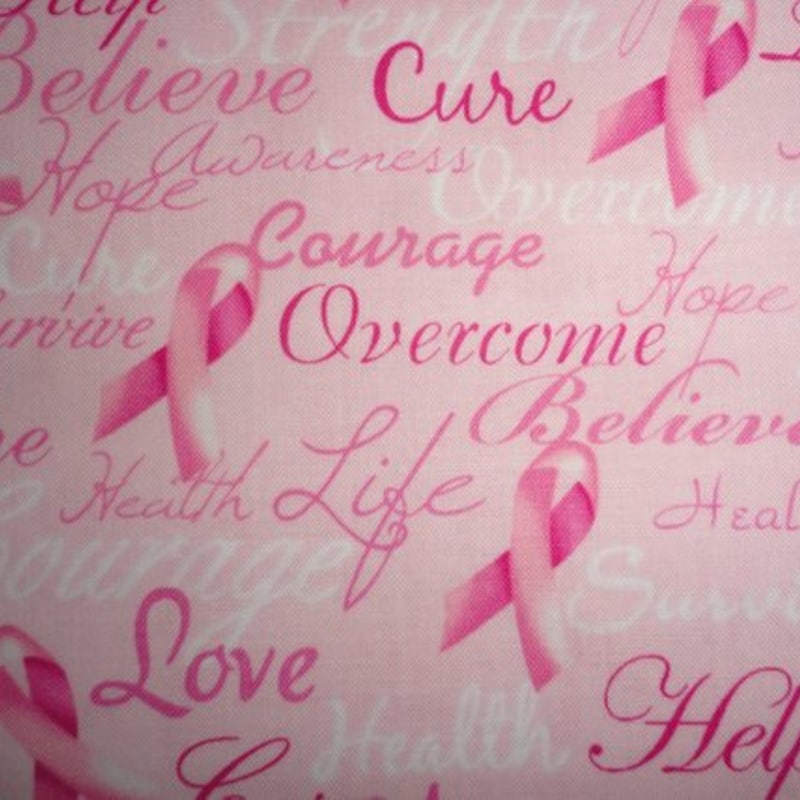 Breast Cancer Fabric - Etsy
