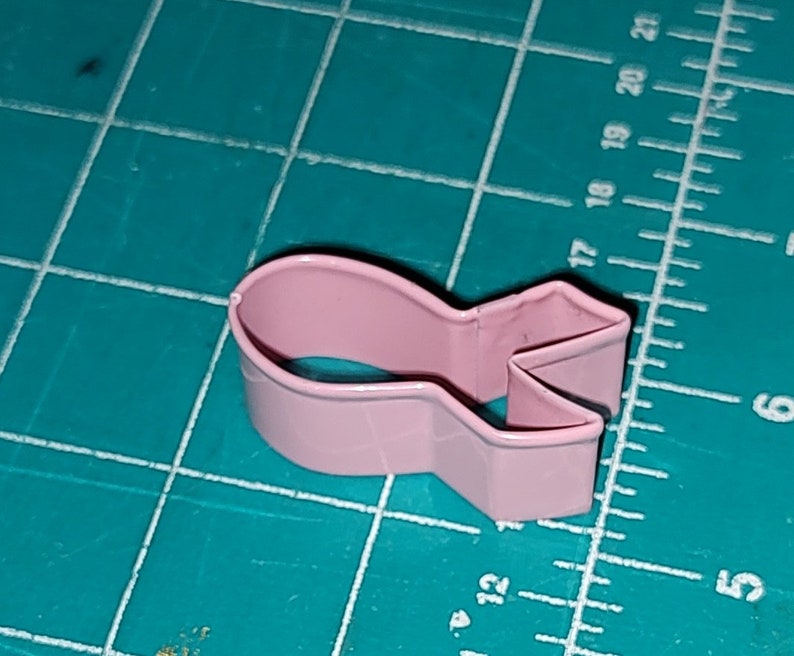 Pink Ribbon Cookie Cutter, Breast Cancer Awareness, Fondant Cutter - Etsy