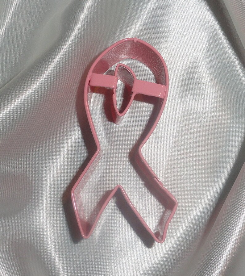 Pink Ribbon Breast Cancer Awareness cookie cutter Etsy