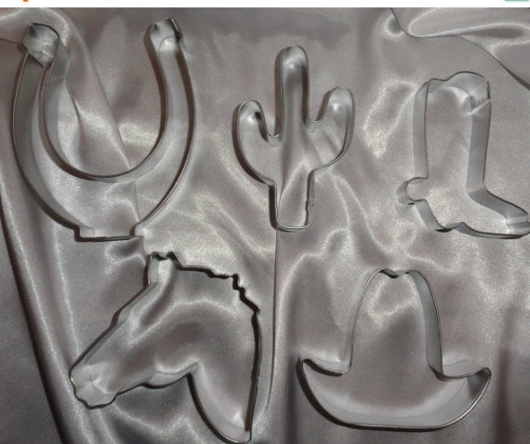 Farmhouse COOKIE CUTTERS, Horse Head Cookie Cutter, Horse Shoe, Cowboy