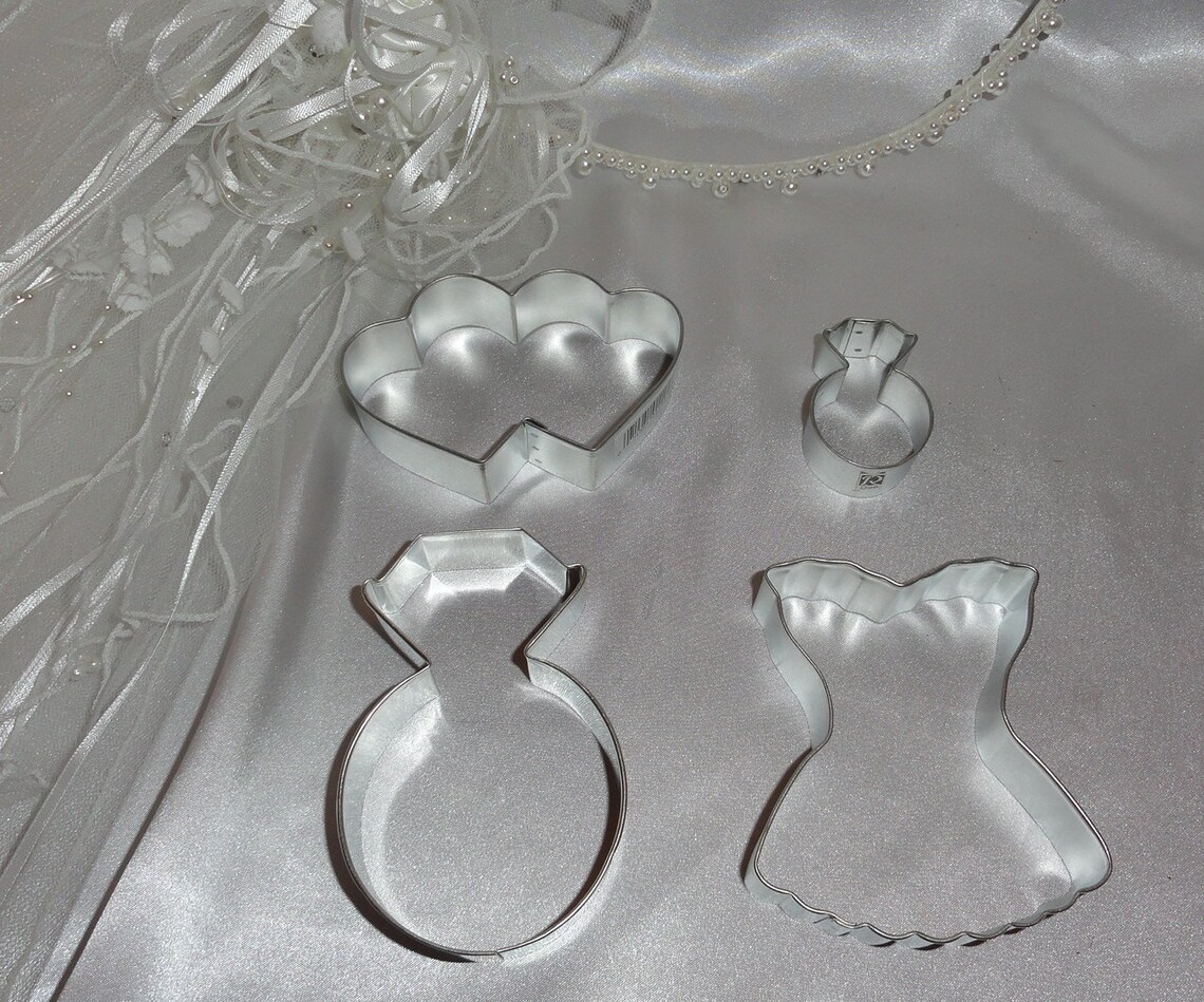Bridal Shower Gifts Wedding Cookie Cutters Bridal Shower Etsy